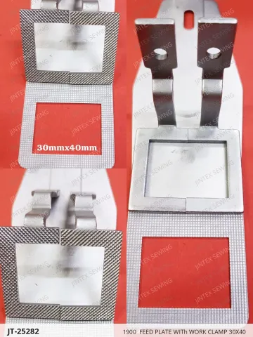 1900  FEED PLATE WITh WORK CLAMP 30X40 — JT-25282 sewing machine spare part
