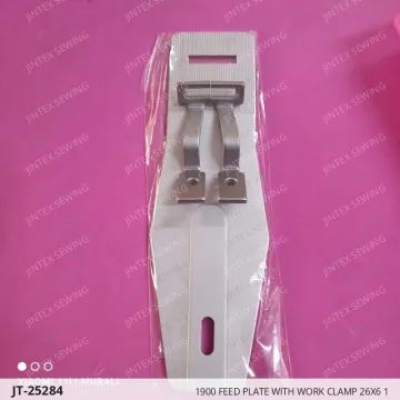 1900 FEED PLATE WITH WORK CLAMP 26X6 1 — JT-25284 sewing machine spare part