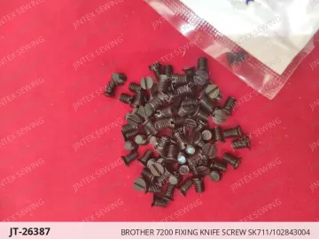 BROTHER 7200 FIXING KNIFE SCREW SK711/102843004 — JT-26387 sewing machine spare part