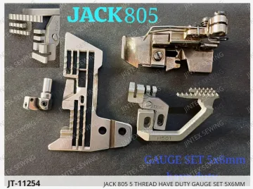 JACK 805 5 THREAD HAVE DUTY GAUGE SET 5X6MM — JT-11254 sewing machine spare part