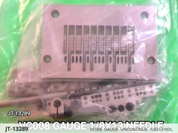 VC008  GAUGE  UNCONTINUE  1/8X13 NDL — JT-13289 sewing machine spare part