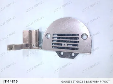 GAUGE SET G802-5 LINE WITH P/FOOT — JT-14815 sewing machine spare part