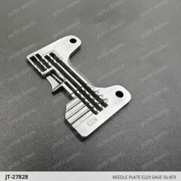 Needle Plate E229 Sage Silver — JT-27828 sewing machine spare part