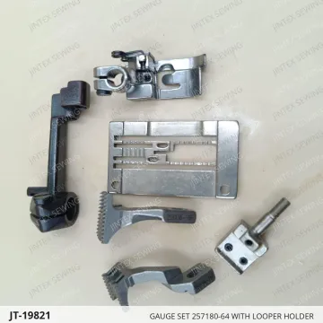 GAUGE SET 257180-64 WITH LOOPER HOLDER — JT-19821 sewing machine spare part