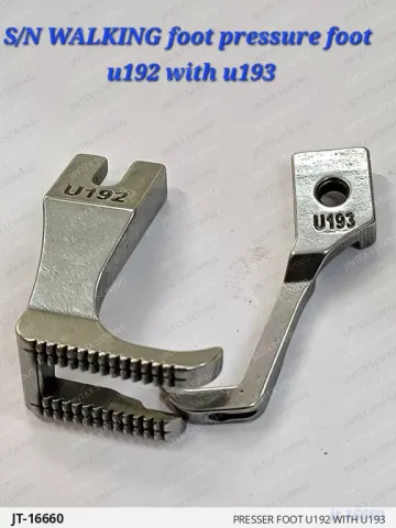 Presser Foot U192 with U193 — JT-16660 sewing machine spare part