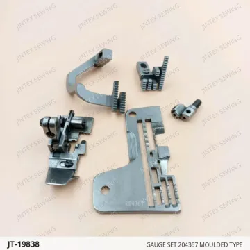 GAUGE SET 204367 MOULDED TYPE — JT-19838 sewing machine spare part