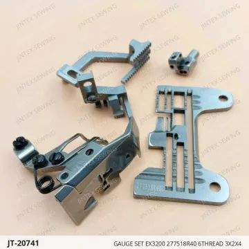 GAUGE SET EX3200 277518R40 6THREAD 3X2X4 — JT-20741 sewing machine spare part