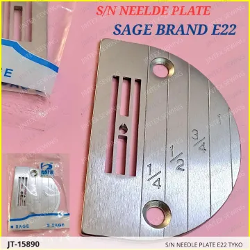 S/N Needle Plate E22 Tyko — JT-15890 sewing machine spare part