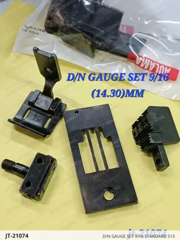 D/N GAUGE SET 9/16 STANDARD 515 — JT-21074 sewing machine spare part