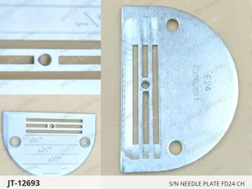 S/N Needle Plate FD24 CH — JT-12693 sewing machine spare part