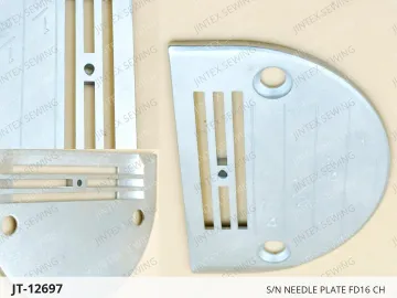 S/N Needle Plate FD16 CH — JT-12697 sewing machine spare part