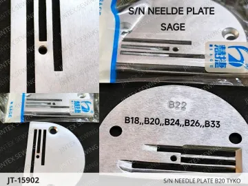 S/N Needle Plate B20 Tyko — JT-15902 sewing machine spare part