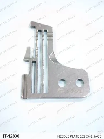 Needle Plate 202554E Sage — JT-12830 sewing machine spare part