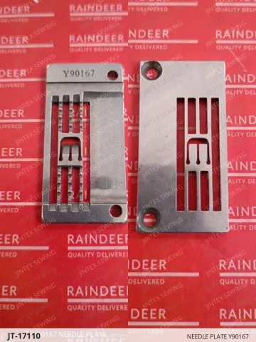 Needle Plate Y90167 — JT-17110 sewing machine spare part