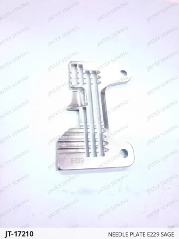 Needle Plate E229 Sage — JT-17210 sewing machine spare part