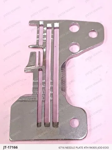 6716 Needle Plate 4TH R4305-JOD-EOO — JT-17166 sewing machine spare part