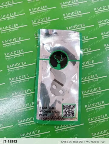 Knife SA-3658-001 Tyko /SA6431-001 — JT-18892 sewing machine spare part