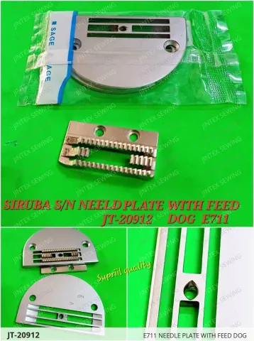E711 Needle Plate with Feed Dog — JT-20912 sewing machine spare part