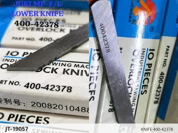 Knife 400-42378 — JT-19057 sewing machine spare part
