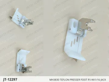 MH3830 TEFLON PRESSER FOOT R1/4X1/16 JACK — JT-12297 sewing machine spare part
