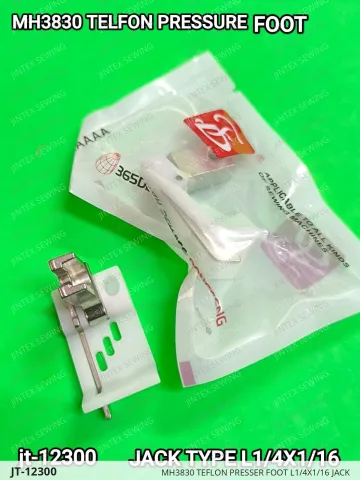 MH3830 TEFLON PRESSER FOOT L1/4X1/16 JACK — JT-12300 sewing machine spare part