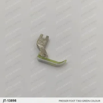 PRESSER FOOT T363 GREEN COLOUR — JT-13898 sewing machine spare part