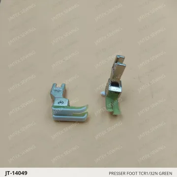 PRESSER FOOT TCR1/32N GREEN — JT-14049 sewing machine spare part