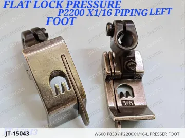 W600 P833 / P2200X1/16-L PRESSER FOOT — JT-15043 sewing machine spare part