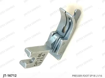 PRESSER FOOT SP18 L1/16 — JT-16712 sewing machine spare part