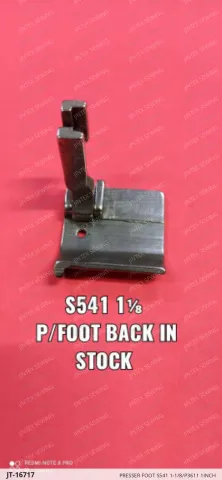 PRESSER FOOT S541 1-1/8/P3611 1INCH — JT-16717 sewing machine spare part