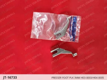 PRESSER FOOT PLK 3MM H03-0003/H04-0005 — JT-16733 sewing machine spare part