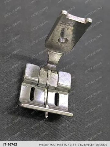 PRESSER FOOT P754 1/2 / 212-112 1/2 D/N CENTER GUIDE — JT-16762 sewing machine spare part