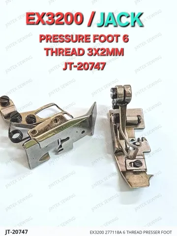 EX3200 277118A 6 Thread Presser Foot — JT-20747 sewing machine spare part