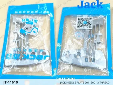 JACK NEEDLE PLATE 20115001 3 THREAD — JT-11610 sewing machine spare part