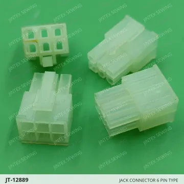 JACK CONNECTOR 6 PIN TYPE — JT-12889 sewing machine spare part