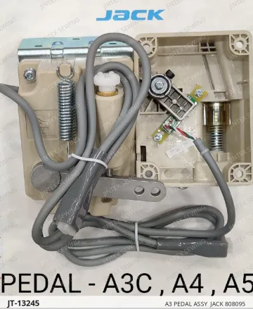 A3 PEDAL ASSY  JACK 808095 — JT-13245 sewing machine spare part