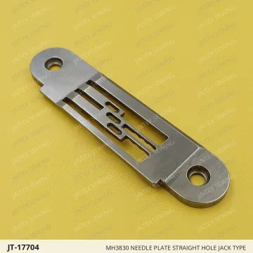 MH3830 NEEDLE PLATE STRAIGHT HOLE JACK TYPE — JT-17704 sewing machine spare part