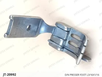 D/N Presser Foot L3/16X1/16 — JT-20992 sewing machine spare part