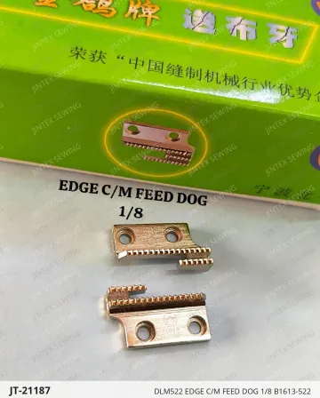 Juki DLM522 Edge C/M Feed Dog 1/8 B1613-522 — JT-21187 sewing machine spare part
