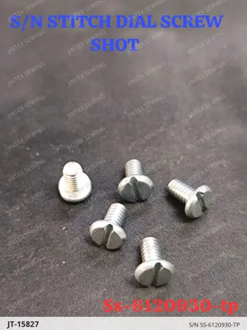 Juki DDL-5530/DDL-8700 Screw 3/16-28 L=9.0 SS-6120930-TP — JT-15827 sewing machine spare part