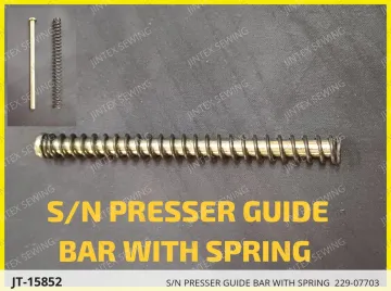 S/N Presser Guide Bar with Spring  229-07703 — JT-15852 sewing machine spare part