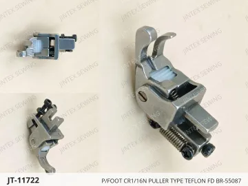 P/Foot CR1/16N Puller Type Teflon Fd BR-55087 — JT-11722 sewing machine spare part