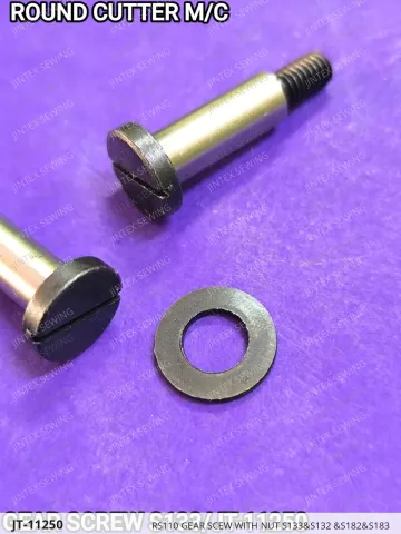 RS110 Gear Scew with Nut S133&S132 &S182&S183 — JT-11250 sewing machine spare part