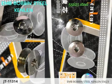 Emb Bobbin Steel Kenlen 55623 — JT-11314 sewing machine spare part