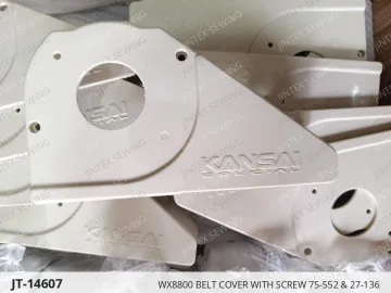 Kansai WX8800 Belt Cover with Screw 75-552 & 27-136 — JT-14607 sewing machine spare part