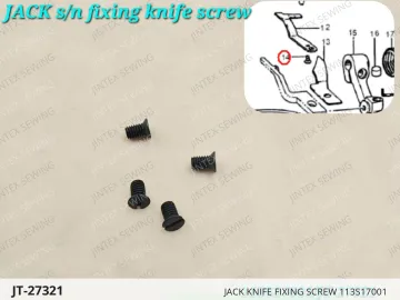 JACK KNIFE FIXING SCREW 113S17001 — JT-27321 sewing machine spare part