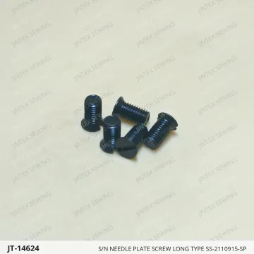 S/N Needle Plate Screw Long Type SS-2110915-SP — JT-14624 sewing machine spare part