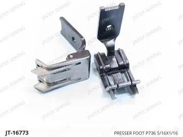Presser Foot P736 5/16X1/16 — JT-16773 sewing machine spare part