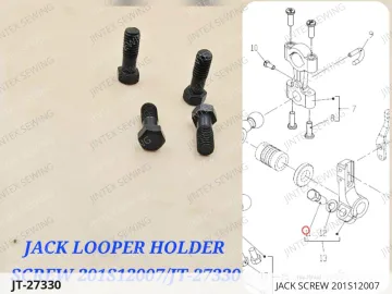 JACK SCREW 201S12007 — JT-27330 sewing machine spare part