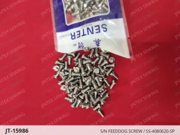 S/N Feeddog Screw / SS-4080620-SP — JT-15986 sewing machine spare part